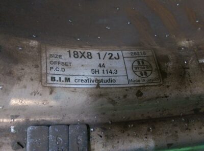 BRIDGESTONE BIM KAISER 18x8.5j +44 5x114.3 CB