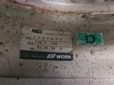 WORK CRAG 3 Piece 15x7j +24 6x139.7 CB