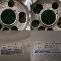 RAYS VOLK RACING EVO-4 FORGED 8.3/8.6Kg 17x8j +45 / 9j +45 4x / 5x114.3 CB