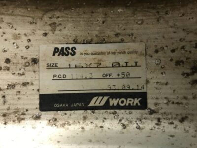 WORK Ewing 1 Mesh 3 piece 16x7j +50 4x114.3 CB