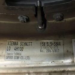 SSR VIENNA SCHNITT 3 piece  15x5.5j +38 4x100 CB
