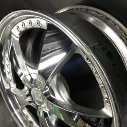 WORK LS 105 SUPERCHROME 2 piece 19x8.5j +40 / 19x9.5j +45 5x114.3 CB