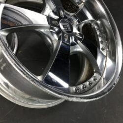 WORK LS 105 SUPERCHROME 2 piece 19x8.5j +40 / 19x9.5j +45 5x114.3 CB