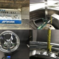 WORK LS 105 SUPERCHROME 2 piece 19x8.5j +40 / 19x9.5j +45 5x114.3 CB