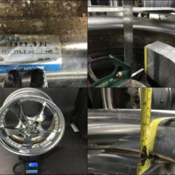 WORK LS 105 SUPERCHROME 2 piece 19x8.5j +40 / 19x9.5j +45 5x114.3 CB