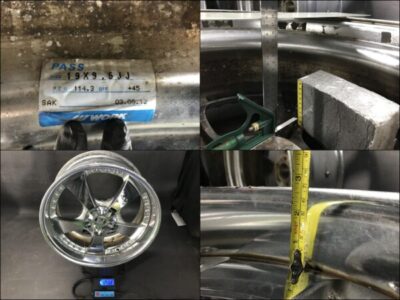 WORK LS 105 SUPERCHROME 2 piece 19x8.5j +40 / 19x9.5j +45 5x114.3 CB