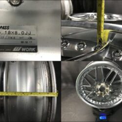 WORK VS-MX MESH / VS MX 3 piece 18x7j / 18x8j +38 4x114.3 / 5x114.3 CB