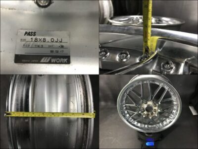 WORK VS-MX  MESH / VS MX  3 piece 18x7j / 18x8j +38 4x114.3 / 5x114.3 CB