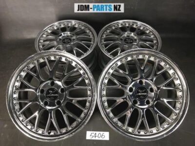 ENKEI AME Fin's  MESH 3 piece 17x８j +35 5x114.3 CB