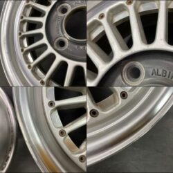 WEDS ALBINO FINS FORGED 3 piece 14x6j +17 4x114.3 CB