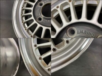 WEDS ALBINO FINS FORGED 3 piece 14x6j +17 4x114.3 CB