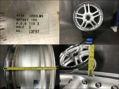 RIVERSIDE Lehrmeister Twin spoke 3 piece 18x8j +44 / 18x9j +42 5x114.3 CB