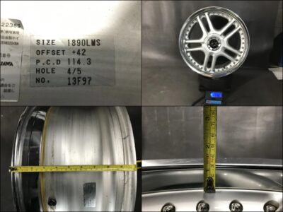 RIVERSIDE Lehrmeister Twin spoke 3 piece 18x8j +44 / 18x9j +42 5x114.3 CB