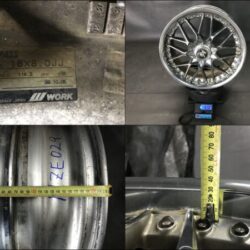 WORK VS MX 3 piece With Center caps 18x8j /18x9j +38 4x114.3 / 5x114.3 CB