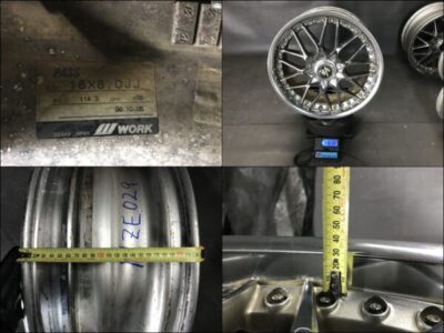 WORK VS MX 3 piece With Center caps 18x8j /18x9j +38 4x114.3 / 5x114.3 CB