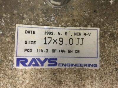 RAYS VOLK RACING GROUP AV 2 piece 17x8j +44  / 17x9j +44 5x114.3 CB