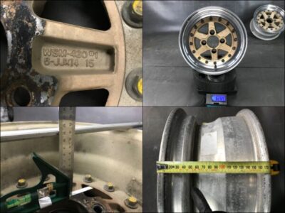 BRIDGESTONE POTENZA TR-1 / ZONA STAGE 4 3 piece 14×6j +15 4x114.3 CB