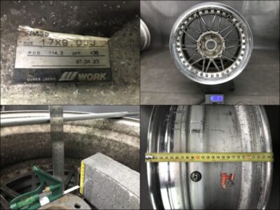 WORK REZAX L MESH DDC Lip 3piece FORGED 17x9j +35 / 17x9.5j +41 5x114.3 CB