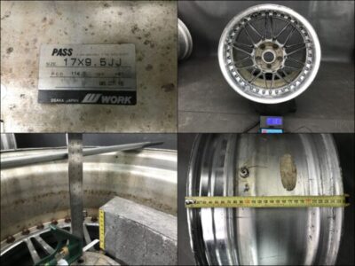 WORK REZAX L MESH DDC Lip 3piece FORGED 17x9j +35 / 17x9.5j +41 5x114.3 CB