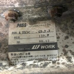 WORK CRAG 3 piece 15x7j -20 6x139.7 CB