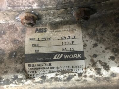 WORK CRAG 3 piece 15x7j -20 6x139.7 CB