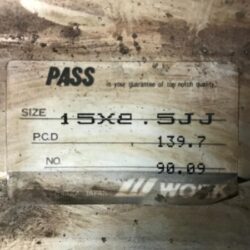 WORK CRAG 3 piece 15x8.5j -34 6x139.7 CB