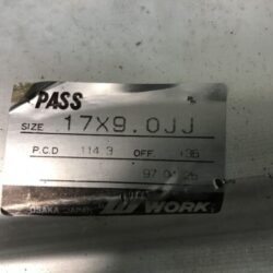 WORK VS Mesh 3 piece 17x9j +35 4x14.3 / 5x114.3 CB