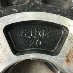 DUNLOP TOPY WHEEL with Original Caps 14x6j +20 4x114.3 CB