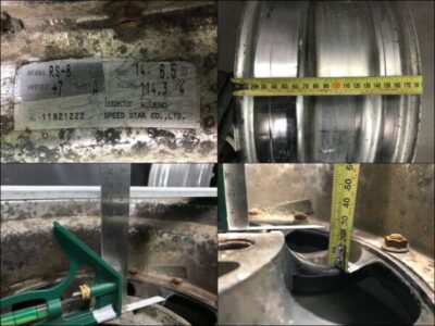 SSR SPEED STAR WATANABE RS-8 RS8 3 piece 14x6.5j +19 / 6.5j +7 4x114.3 CB