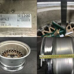 SSR STAR FORMULA REVERSE MESH 3 piece 16x7j +25 / 16x8j +26 4x114.3 CB