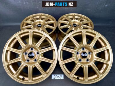 BBS RV724 SUBARU WRX GDB STI GOLD FORGED 17x8j +53 5x114.3 CB