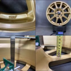 BBS RV724 SUBARU WRX GDB STI GOLD FORGED 17x8j +53 5x114.3 CB