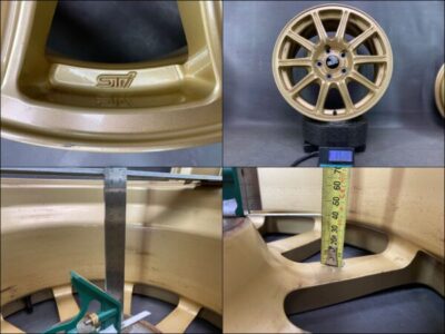 BBS RV724 SUBARU WRX GDB STI GOLD FORGED 17x8j +53 5x114.3 CB