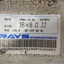 RAYS VOLK Gr.AV REVOLUTION FORGED  7.6Kg 16x8j +37 4x114.3 CB