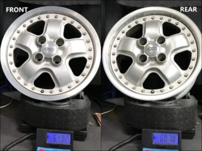 MUGEN MR-5 M2 FORGED 2 piece 14x6j +45 / 14x6j +38 4x100 CB