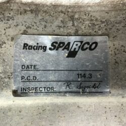 CRIMSON Inc. RACING SPARCO 2 piece 16x7j +37 / 16x8j +32  5x114.3 CB