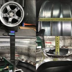 ARROW ZAUBER CRAZER Chrome 3 piece 18x9.5j +45 5x114.3 CB