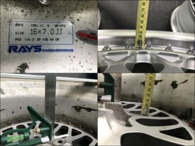 RAYS VOLK RACING GTU 2piece Light weight 7.8Kg 16x7 / 16x8 +35 4x114.3 CB