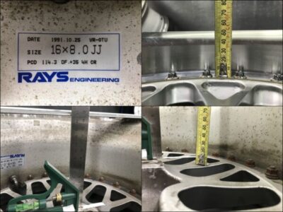 RAYS VOLK RACING GTU 2piece Light weight 7.8Kg 16x7 / 16x8 +35 4x114.3 CB