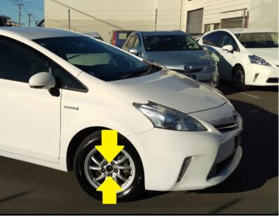 TOYOTA center caps for TOYOTA Prius Alpha ZVW41 x4 (1set)