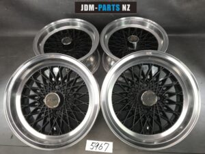 5967 ENKEI MESH with Original Caps 14x6.5j +10 4x114.3 CB75 x4