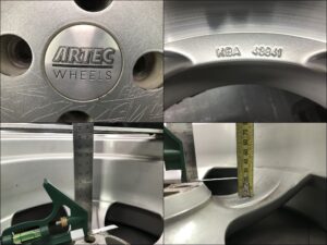 ARTEC CUP RH GERMANY KBA43841 15x7j +37 4x100 CB