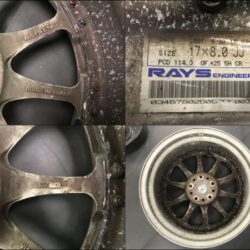 RAYS VOLK RACING GT-N FORGED 2 piece 8.4Kg 17x8j +25 5x114.3 CB71 x4