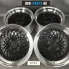 RAYS VOLK RACING MESH 3 piece Step Lips 15x6.5j +8 15x7j +2 4x114.3 CB71 x4