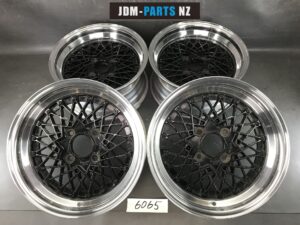 RAYS VOLK RACING MESH 3 piece Step Lips 15x6.5j +8 15x7j +2 4x114.3 CB71 x4