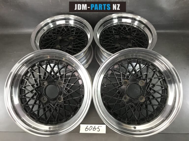 RAYS VOLK RACING MESH 3 piece Step Lips 15x6.5j +8 15x7j +2 4x114.3 CB71 x4 » JDM-PARTS NZ