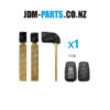 TOYOTA PRIUS ZVW50 C-HR YARIS SMART KEY Emergency Key Blade TOY48 THIN Single Side