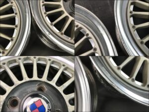 WEDS ALBINO FIN FORGED 3 piece with Original Caps 15x6.5j +20 4x114.3 CB69 x4