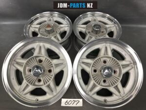 YOKOHAMA ALMEX YSH With Original Caps 14x6j +15 4x114.3 CB70 x4