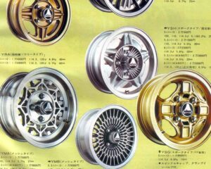 YOKOHAMA ALMEX YSH With Original Caps 14x6j +15 4x114.3 CB70 x4